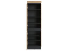 Garderoben-Set >Corte< (3-teilig) in Evoke Eiche - 166x201x45 (BxHxT)
