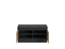 Garderoben-Set >Corte< (3-teilig) in Evoke Eiche - 166x201x45 (BxHxT)