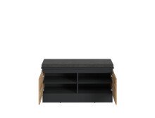 Garderoben-Set >Corte< (3-teilig) in Evoke Eiche - 166x201x45 (BxHxT)