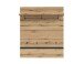 Garderoben-Set >Corte< (3-teilig) in Evoke Eiche - 166x201x45 (BxHxT)