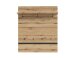 Garderoben-Set >Corte< (3-teilig) in Evoke Eiche - 166x201x45 (BxHxT)