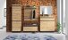 Garderoben-Set >Corte< (3-teilig) in Evoke Eiche - 166x201x45 (BxHxT)