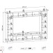 Wohnzimmer-Set >LINDA< in Weiss / Dekor Lamellen Artisan Eiche Dekor - 275x194,5x40cm (B/H/T)