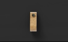 Highboard >WZ-0800< 2 Schübe, 1 Tür, Kiefer massiv schwarz lackiert  - 100x136x40 (BxHxT)
