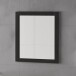 Spiegel >WZ-0800< in Kiefer massiv schwarz lackiert  - 62x70x2,5 (BxHxT)