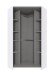 Eckkleiderschrank >Click< in Eiche Sägerau Dekor - 95x198x95 (BxHxT)