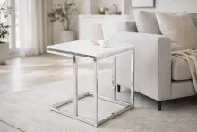 Beistelltisch >Reno mini< in MDF weiß, Metall...
