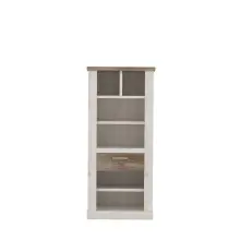 Regal >DURO< Schublade, Pinie Weiss / Eiche Antik...