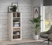 Regal >DURO< Schublade, Pinie Weiss / Eiche Antik Dekor - 71,4x160,4x41,3cm (BxHxT)