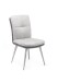 Esszimmerstuhl >Emily< (2er Set) in grau/hellgrau - 47x91x62 (BxHxT)