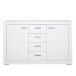 Sideboard >SNOW< 4 Schübe, 2 Türen, in weiß - 170,7x108,8x41,4cm (BxHxT)
