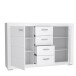 Sideboard >SNOW< 4 Schübe, 2 Türen, in weiß - 170,7x108,8x41,4cm (BxHxT)