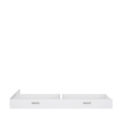 Bettschubkasten >SNOW< in weiß - 199,8x19x68cm (BxHxT)