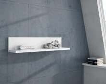 Wandboard >SNOW< in weiß - 110x22,1x24,3cm...