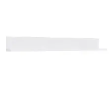 Wandboard >SNOW< in weiß - 180x22,1x24,3cm...