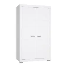 Kleiderschrank >SNOW< 2 Türen, 1 Stange, 1...