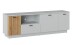 Wohnwand >Alverno< (2-teilig) Asche / Evoke Eiche - 180x165x40 (BxHxT)