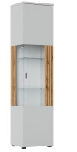 Wohnwand >Alverno< (3-teilig) Asche / Evoke Eiche - 232x208x40 BxHxT
