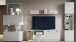 Wohnwand >Alverno< (3-teilig) Asche / Evoke Eiche - 232x208x40 BxHxT