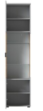Wohnwand >Alverno< (3-teilig) Asche / Evoke Eiche - 232x208x40 BxHxT