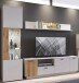 Wohnwand >Alverno< (3-teilig) Asche / Evoke Eiche - 232x208x40 BxHxT
