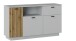 Wohnzimmer-Set >Alverno< (2-teilig) Asche / Evoke Eiche - 197x208x40 BxHxT