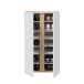 Schuhschrank >TEMPUS< 2 Türen, 6 Böden, Nodi Eiche Dekor / Artik Weiß - 56,5x102x35 (BxHxT)