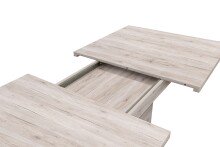 Kulissentisch >DINING TABLES< ausziehbar bis 200cm, Sandeiche Dekor - 160/200x76,6x90cm (BxHxT)