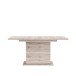 Kulissentisch >DINING TABLES< ausziehbar bis 200cm, Sandeiche Dekor - 160/200x76,6x90cm (BxHxT)