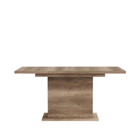 Kulissentisch >DINING TABLES< ausziehbar bis 200cm, Eiche Antik Dekor - 160/200x76,6x90cm (BxHxT)