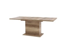 Kulissentisch >DINING TABLES< ausziehbar bis 200cm, Eiche Antik Dekor - 160/200x76,6x90cm (BxHxT)