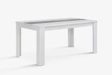 Esstisch >DINING TABLES< in Betonoptik Lichtgrau /...