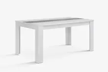 Esstisch >DINING TABLES< in Betonoptik Lichtgrau /...