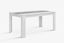 Esstisch >DINING TABLES< in Betonoptik Lichtgrau /...
