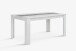 Esstisch >DINING TABLES< in Betonoptik Lichtgrau / Weiss - 160x74,7x90cm (BxHxT)