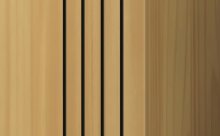 Sideboard >WZ-0801< 4 Schübe, 1 Tür, Kiefer massiv eichefarbig lackiert - 90x80x40 (BxHxT)