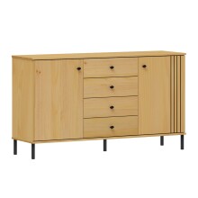 Sideboard >WZ-0801< 4xSchub, 2xTür, Kiefer...