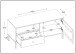 Lowboard >WZ-0801< 1 Tür, 1 Schub, Kiefer massiv eichefarbig lackiert - 105x47x40cm B/H/T