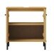 Waschbeckenunterschrank >WZ-0801< 2 Türen, Kiefer massiv eichefarbig lackiert - 62x65x40cm (B/H/T)