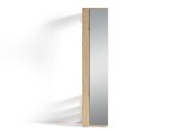 Hochschrank >BEN< in Eiche-Optik mit Spiegel 40 x 184 x 35 cm (BxHxT)