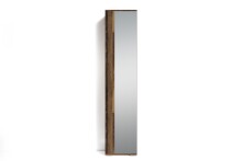 Hochschrank >BEN< in Old-Wood-Optik mit Spiegel 40 x 184 x 35 cm (BxHxT)