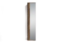 Hochschrank >BEN< in Old-Wood-Optik mit Spiegel 40 x 184 x 35 cm (BxHxT)