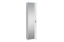 Hochschrank >JAKOB< in Weiß 49 x 196 x 30 cm (BxHxT)