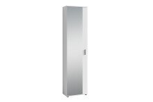 Hochschrank >JAKOB< in Weiß 49 x 196 x 30 cm (BxHxT)