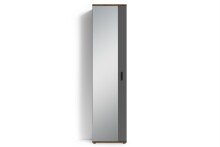 Hochschrank >JAKOB< in Anthrazit/Old-Wood-Optik 49 x 196 x 30 cm (BxHxT)