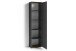 Hochschrank >JAKOB< in Anthrazit/Old-Wood-Optik 49 x 196 x 30 cm (BxHxT)