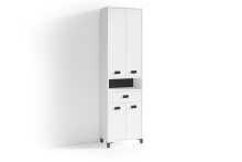 Hochschrank >WELLNESS< in Weiß 54 x 193 x 31...