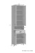 Hochschrank >WELLNESS< in Weiß 54 x 193 x 31 cm (BxHxT)