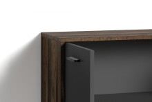 Sideboard >BEN< in Old-Wood-Optik/Anthrazit 153 x 83 x 35 cm (BxHxT)