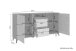 Sideboard >BLACKWOOD< in Eiche-Optik/Anthrazit 180 x 92 x 38 cm (BxHxT)